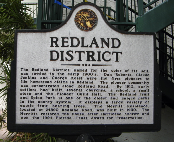 The Redland Historic District Sign